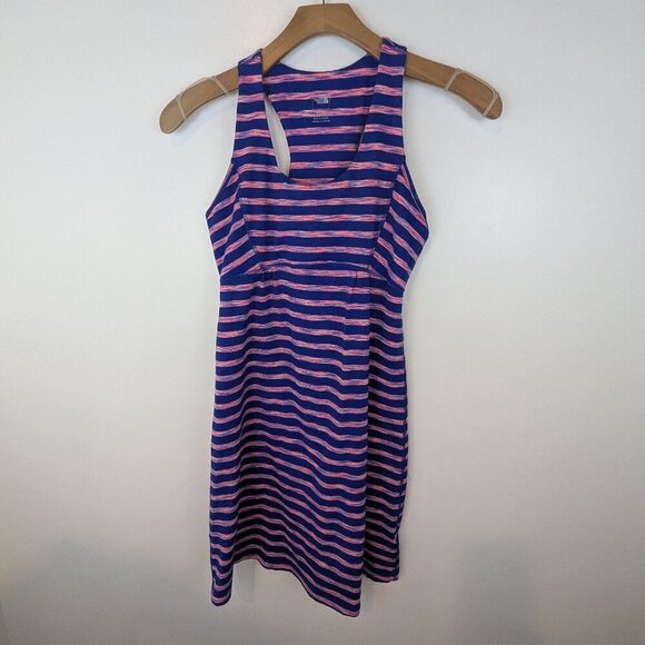 The North Face Athletic Racerback Dress in Pink/Blue, Sz M - Picture 1 of 5